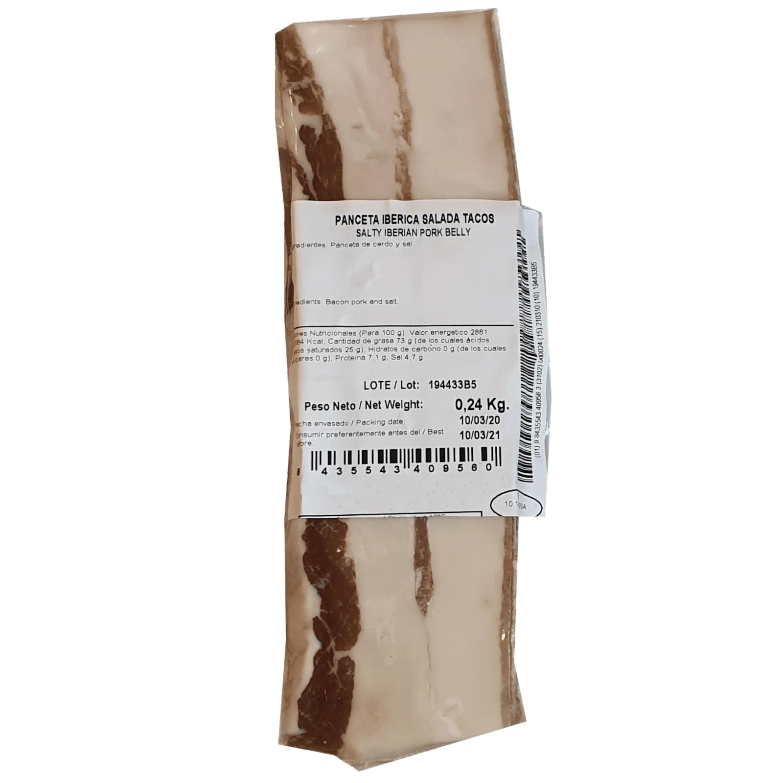 Panceta ibérica - 250g