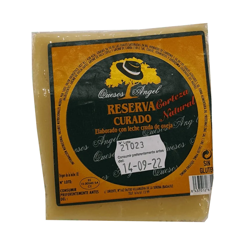 Queso Oveja Reserva Curado – 800 g - Quesos Ángel